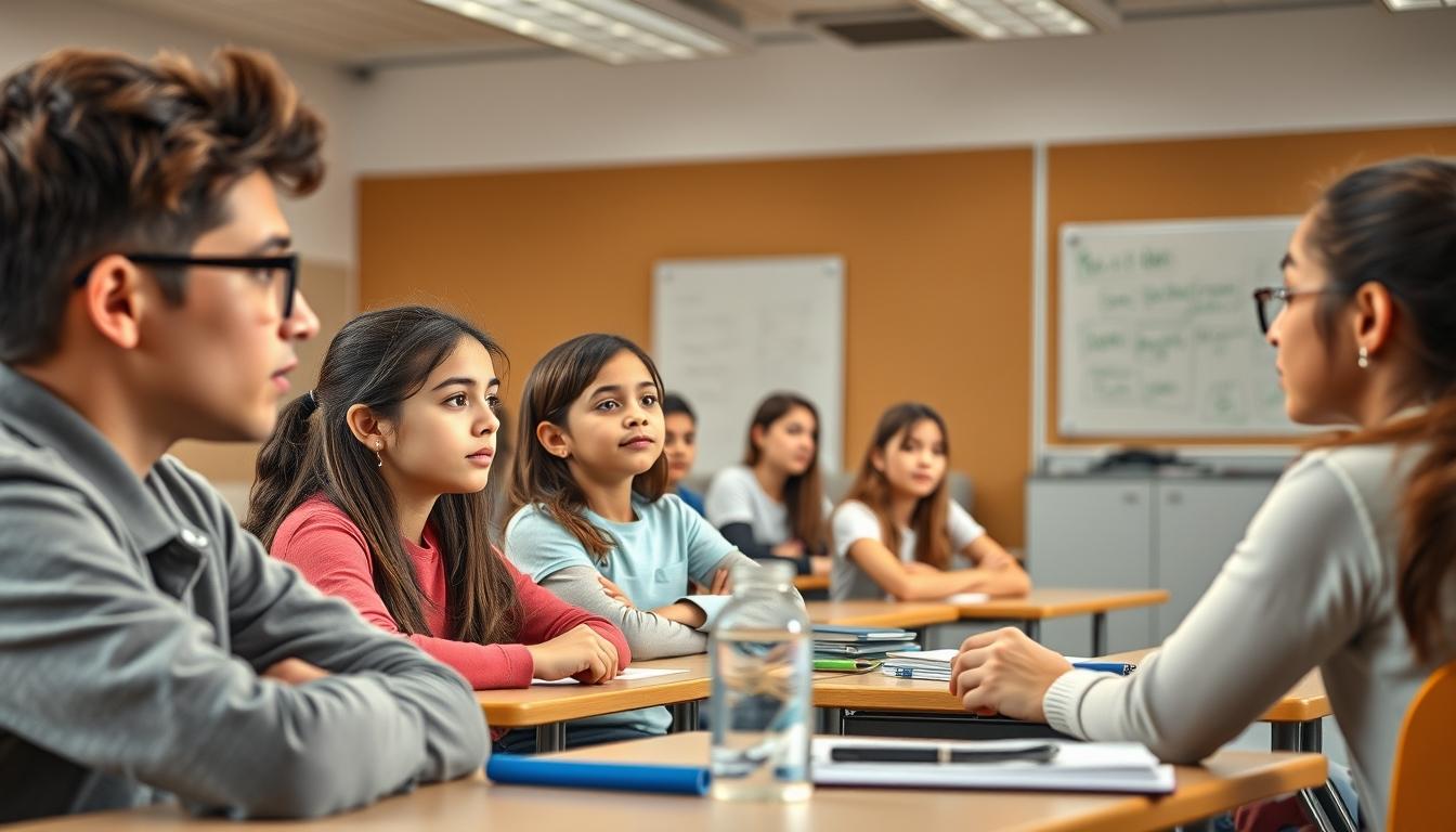 Student developing practical and academic skills